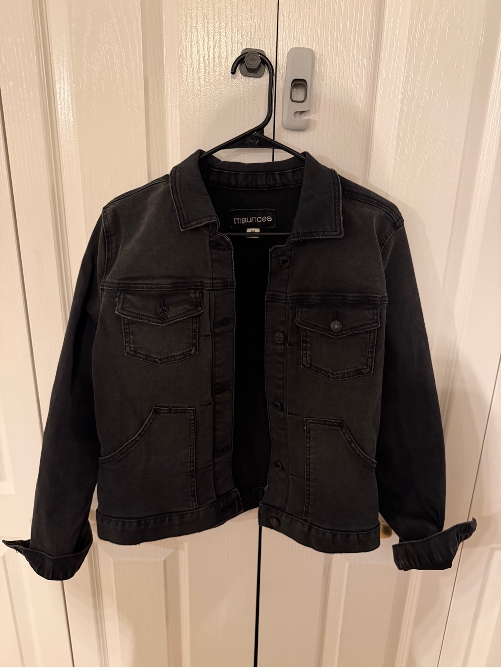 Maurices Women’s Black Denim Jacket